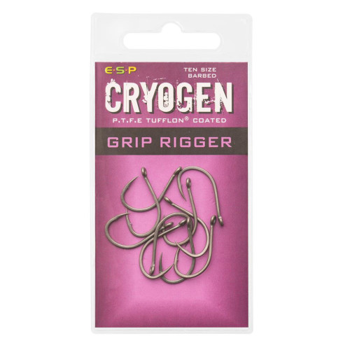 Hameçons Carpe ESP Cryogen Grip Rigger 2