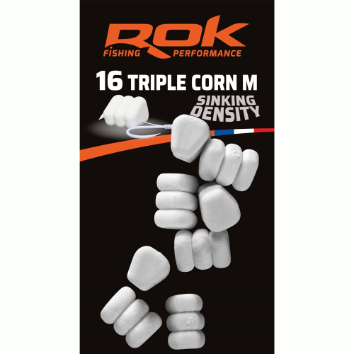 Maïs Artificiel Coulant ROK Fishing Triple Corn M (16) 2