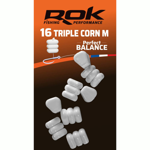 Maïs Artificiel Equilibré ROK Fishing Triple Corn M (16) 2