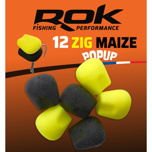 Appâts Artificiels Flottants ROK Fishing Zig Maize (12)