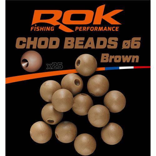 Perles ROK Fishing Chod Beads Ø6  (25)