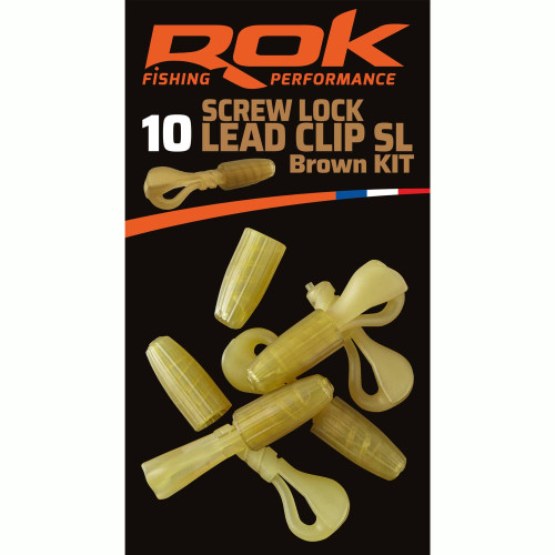 Kit Clip Plomb Vissé ROK Fishing Screw Lock Lead Clip SL... 2