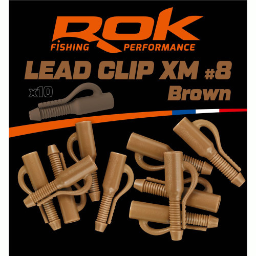 Clip Plomb ROK Fishing Lead Clip XM  (10)