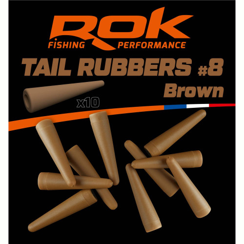Manchon Pour Clip Plomb ROK Fishing Lead Clip Tail Rubber... 2