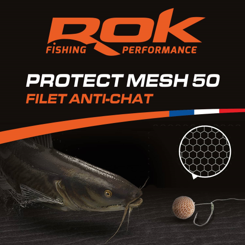 Filet Anti Chat ROK Fishing Protect Mesh 50 2