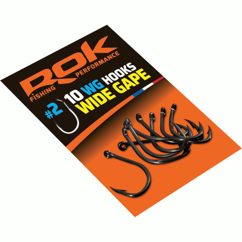 Hameçons Carpe ROK Fishing Wide Gape (10)