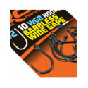 Hameçons Carpe ROK Fishing Barbless Wide Gape (10)