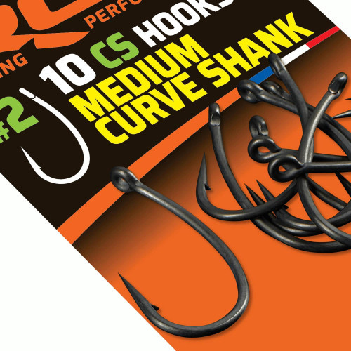 Hameçons Carpe ROK Fishing Médium Curve Shank (10)