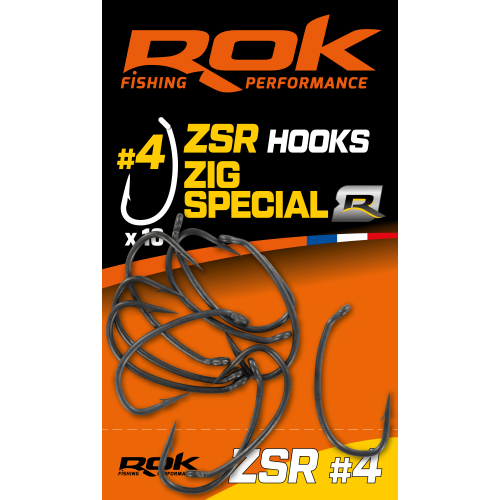 Hameçons Carpe ROK Fishing Zig Spécial R  (10) 2