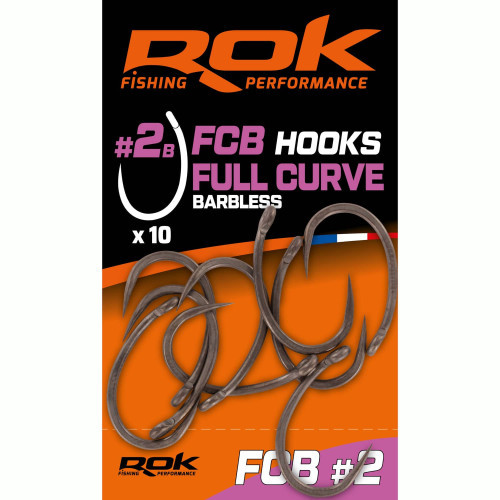 Hameçons ROK Fishing Barbless Full Curve  (10)