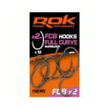 Hameçons Carpe ROK Fishing Barbless Full Curve  (10)