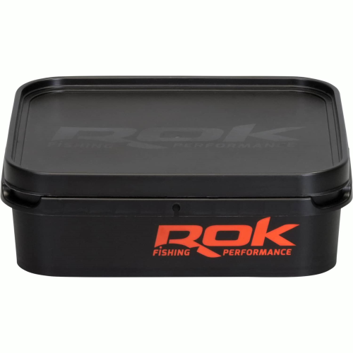 Boîte ROK Fishing carrée XL - 6L  avec couvercle souple