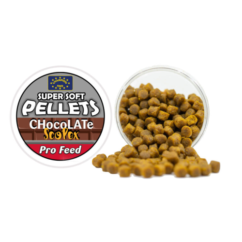 Pellets Mous Champion Feed Super Soft Chocolate Scopex 100gr