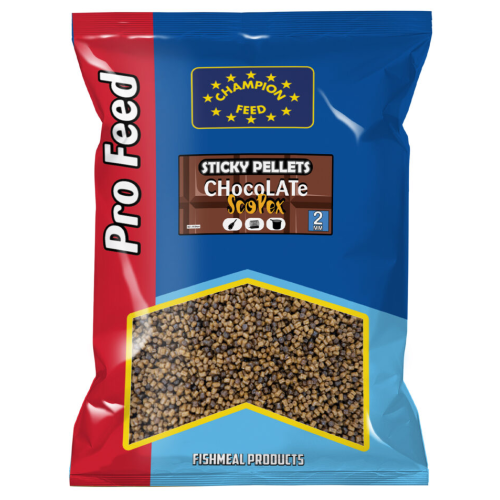 Pellets Champion Feed Sticky 2mm Chocolat Scopex 650 gr