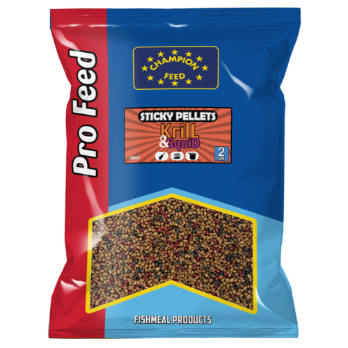 Pellets Champion Feed Sticky 2mm Krill & Squid 650 gr