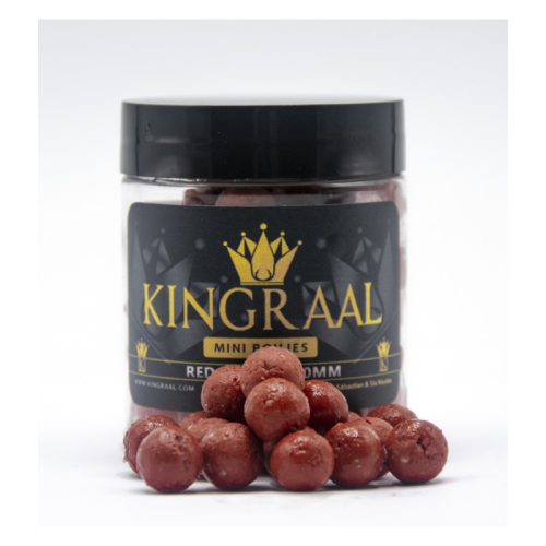 Bouillettes Kingraal Mini Boilies Red Garlic Red 50gr