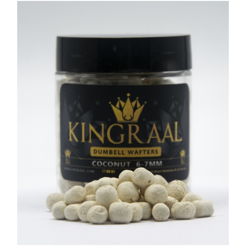 Mini Wafter Dumbell Kingraal Coconut White 50gr Mix 6/7mm