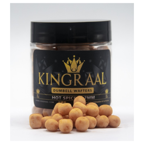 Mini Wafter Dumbell Kingraal Hot Spice Orange Wash Out 50gr Mix 6/7mm