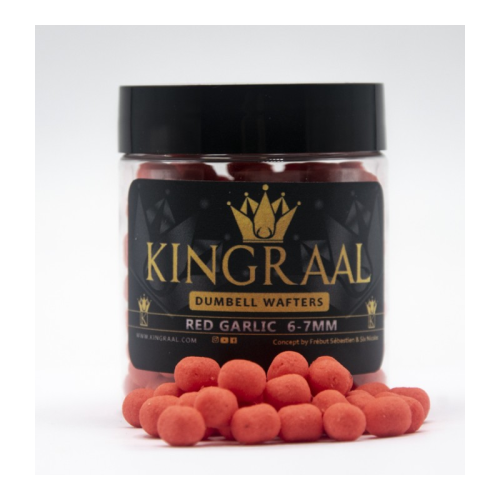 Mini Wafter Dumbell Kingraal Red Garlic Red 50gr Mix 6/7mm