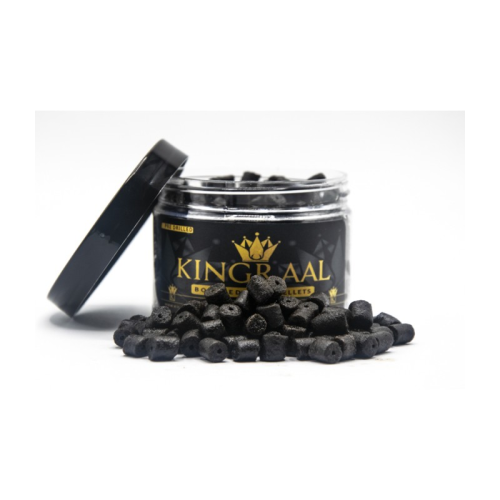 Pellets Perçés Kingraal Boosted Pre Drilled Pellets Ocean Black 8mm