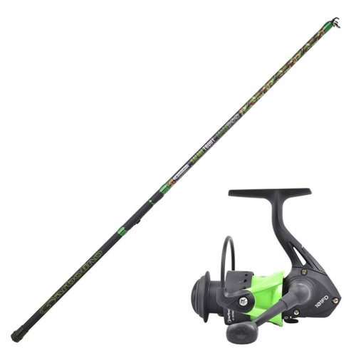 Ensemble Truite Garbolino Safari Trout Tele 3m + Moulinet...