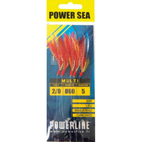 Train De Plumes Powerline Power Sea Multi (x5)