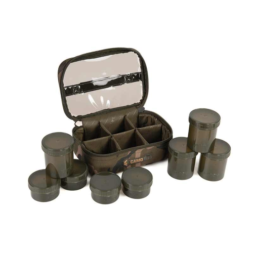 Sac A Appâts Fox Camolite 8 Pot Hookbait Case