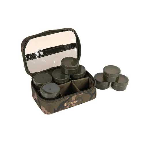 Sac A Appâts Fox Camolite 8 Pot Hookbait Case