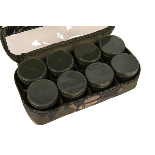 Sac A Appâts Fox Camolite 12 Pot Hookbait Case