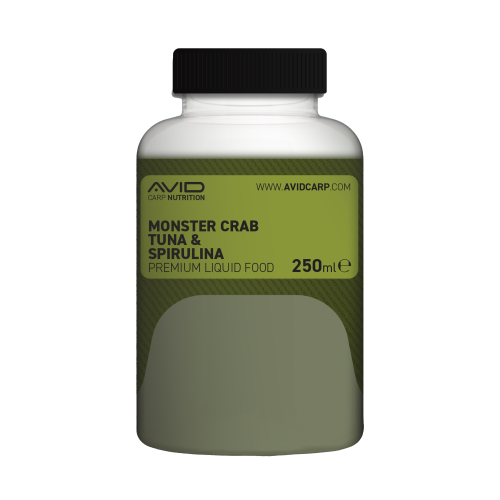 Booster Avid Carp Monster Crab-Tuna & Spirulina Liquid...