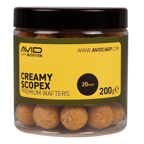 Wafters Avid Carp Creamy Scopex Wafters 20mm 200g