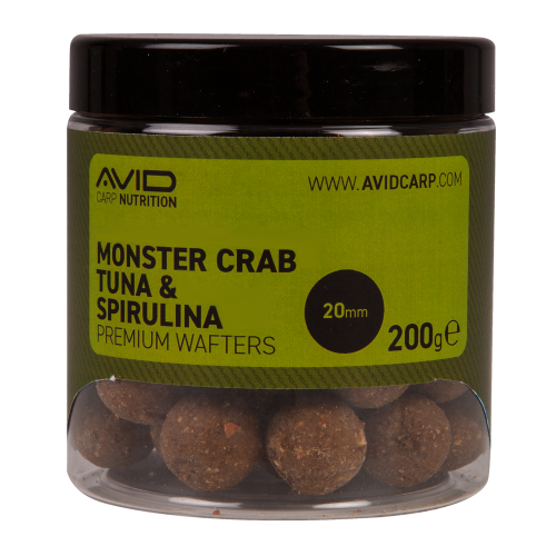 Wafters Avid Carp Monster Crab-Tuna & Spirulina Wafters 20mm 200g