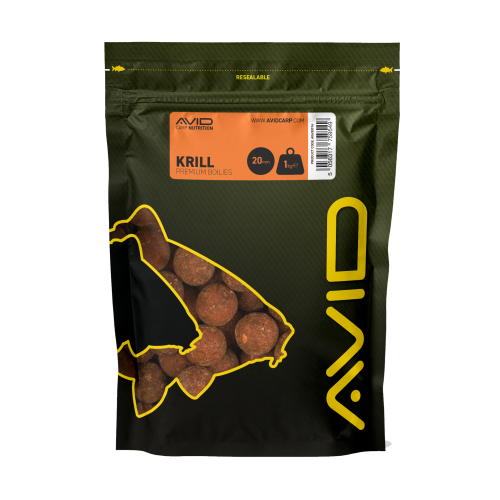 Bouillettes Avid Carp Krill Boilies 20mm 1kg