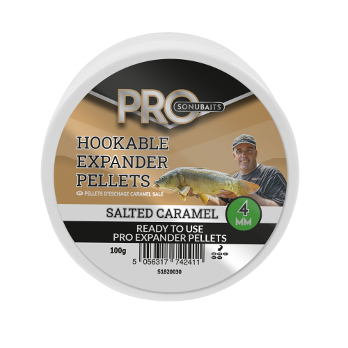 Hookable Pro Expander Pellets - Salted Caramel 100g