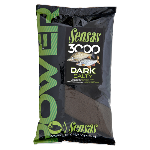 Amorce Sensas 3000 Power Dark Salty 1Kg