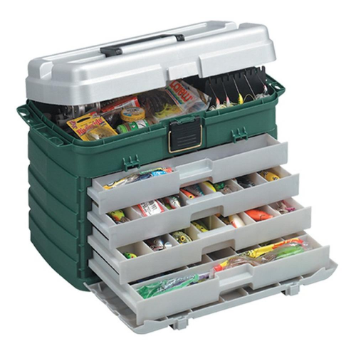 Boîte Plano T.Box DK.Green/Silver 4-Drawer