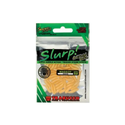 Appât Artificiel Trabucco Slurp Bait*Maggot XL*30pcs