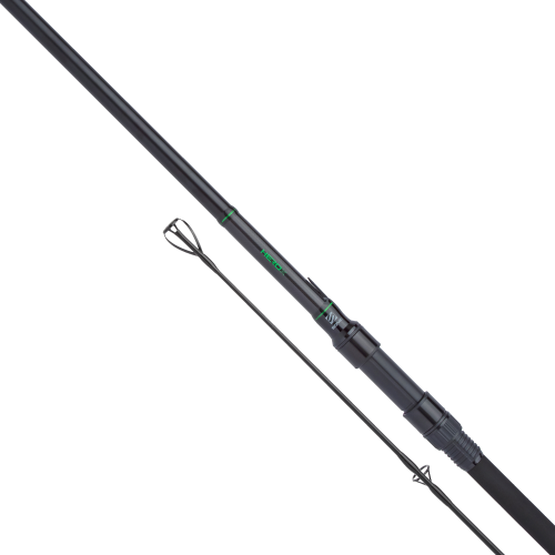 Canne carpe Sonik HERO-X 10 pieds 3.50lb, blank en carbone noir slim, anneaux M-Series et poignée japonaise rétractable.
