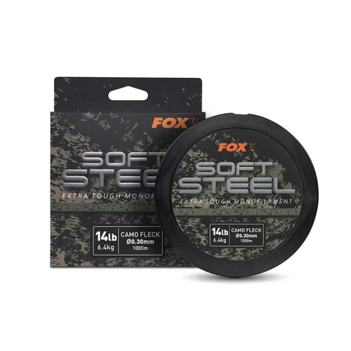 Nylon Fox Soft Steel Fleck Camo Mono  1000m