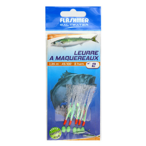 "LEURRE A MAQUEREAUX" avec PERLES - 5 HAM