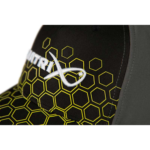 Casquette Matrix Hex Print Baseball Cap  - Black 2