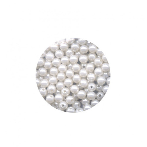 PERLE "BLANCHE"     3 mm -  Sach.de 50