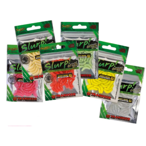 Leurre Souple Trabucco Slurp Bait Honey Worm*30pcs