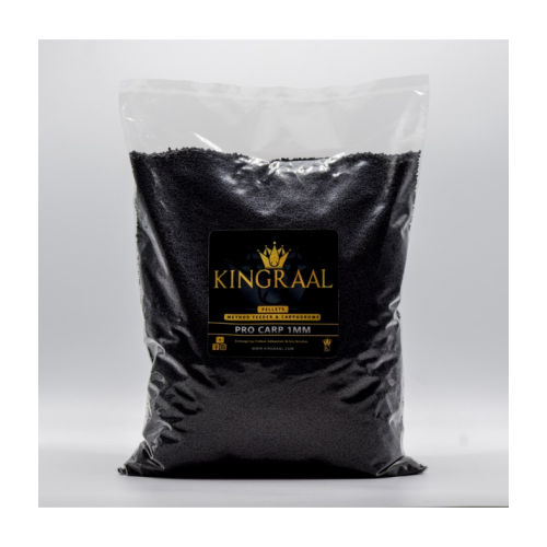 Pellets Kingraal Pro Carp 1mm Black  1,750Kg