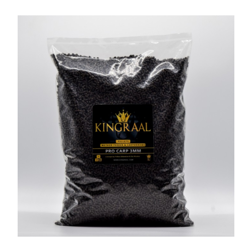 Pellets Kingraal Pro Carp 3mm Black  1,750Kg