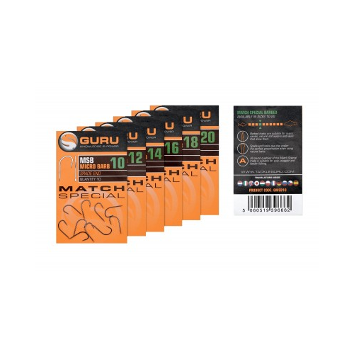 Hameçons Guru Match Special Barbed Hook