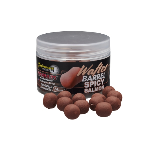 Wafters Starbaits PC Spicy Salmon Wafter Barrel 50G 2
