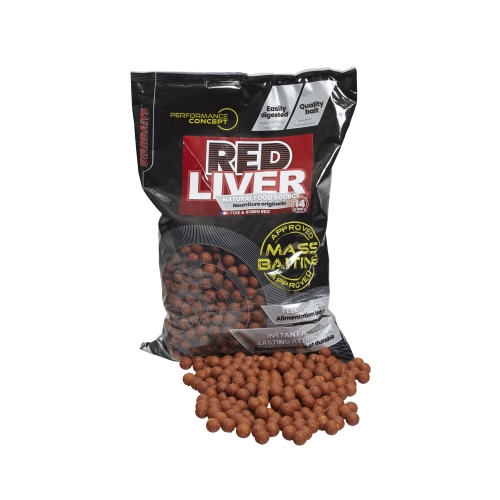 Bouillettes Starbaits PC Red Liver Mass Baiting 3KG 2