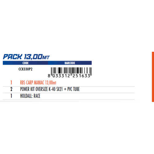 Pack Canne Au Coup Colmic Carp Maniac 13,00m 2