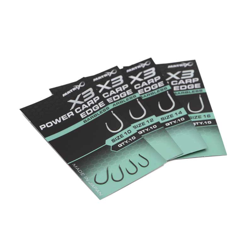 Hameçons Matrix X3 Power Carp Edge Barbless